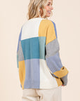 Mittoshop Color Block Round Neck Sweater