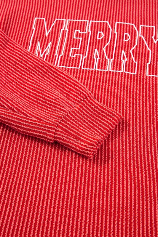 MERRY Corded Top and Shorts Set