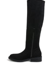 Chiru Round Toe Microfiber Calf Boots