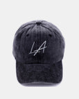 Zenana Washed Embroidered City Baseball Cap