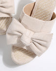Nyomi Studded Wedge Platform Slippers