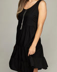 Sleeveless Tiered Dress - Online Only