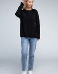 Zenana Raglan Chenille Sweater