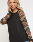 Mixed Aztec Top - Online Only - My Pampered Life Seattle