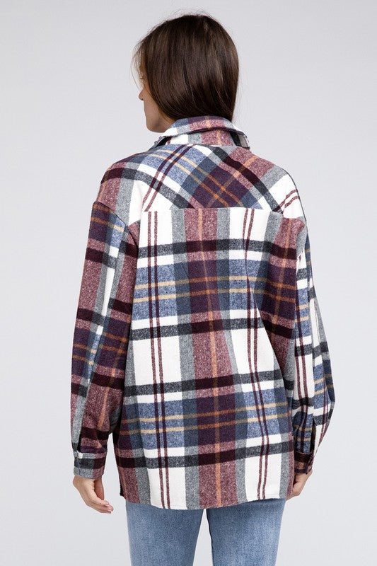 BiBi Textured Shirts With Big Checkered point