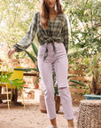 Vervet by Flying Monkey Stretch Mom Jeans in Madden