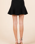 GeeGee 2-Bow Pleated Mini Skirt