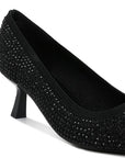 Vimto Breathable Flyknit Rhinestone Pumps