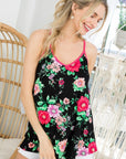 e Luna PLUS Allover Floral Tank Top