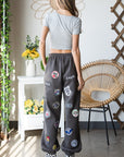 Jade By Jane Hight waist Multi Patches Jogger Pants PLUS