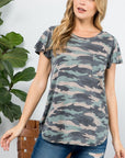 e Luna PLUS Camouflage Basic Top