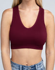 Ribbed Cropped Tank Top