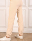 Lilou Cream Sweat Jogger Pant