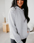 East Studded Hoodie by Lily & Lottie