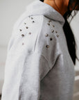 East Studded Hoodie by Lily & Lottie