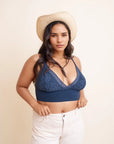 Plus Size Lace Trim Brami