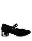 Sima Studded Mary Jane Pumps