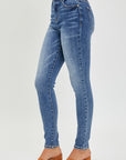 RISEN Full Size Mid Rise Ankle Skinny Jeans