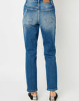 Judy Blue Full Size Distressed Slim Jeans