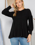 Soft Knit Babydoll Tunic