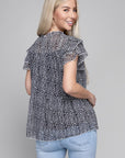 Tiered Chiffon Blouse - Online Only