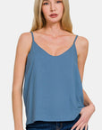 Zenana Two Layered Spaghetti Strap Cami