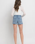 Vervet by Flying Monkey High Rise Denim Shorts