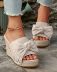 Nyomi Studded Wedge Platform Slippers