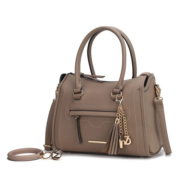 MKF Valeria Satchel with Keyring by Mia K