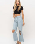 VERVET by Flying Monkey 90's Vintage Crop Flare Jeans