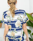 Allover Floral Casual Top