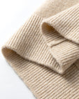 Lace Trim Buttoned Raglan Sleeve Sweater Dress