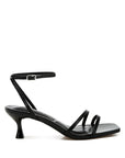 Deacon Faux Leather Strappy Sandals