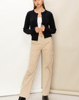 HYFVE Chic Button-Front Cardigan Sweater