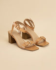 TREATY-S Buckle Sandal Heel