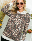 e Luna PLUS Cheetah Print Sweatshirt