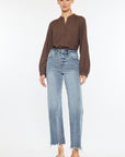 Kancan High Rise Slim Wide Leg Jeans