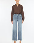 Kancan High Rise Slim Wide Leg Jeans