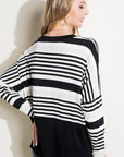 e Luna Engineering Striped Boxy Top