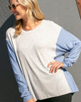 e Luna Colorblock Boxy Top