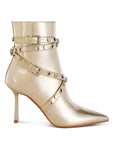 Jaunts Eyelets & Studs Harness Ankle Boots