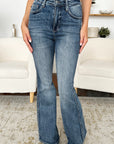 Judy Blue Full Size High Waist Tummy Control Flare Jeans