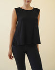 Fabina Bamboo Muscle Sleeve Top