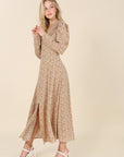 Fit and Flare Maxi Dress - Online Only