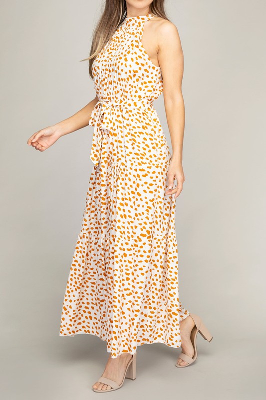 Tiered Maxi Ditsy Dress - Online Only