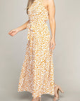 Tiered Maxi Ditsy Dress - Online Only