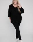 Eesome Plus Size Crew Neck Knit Sweater