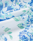 Floral Ruffle Sleeve Frilled Button-Up Shirt
