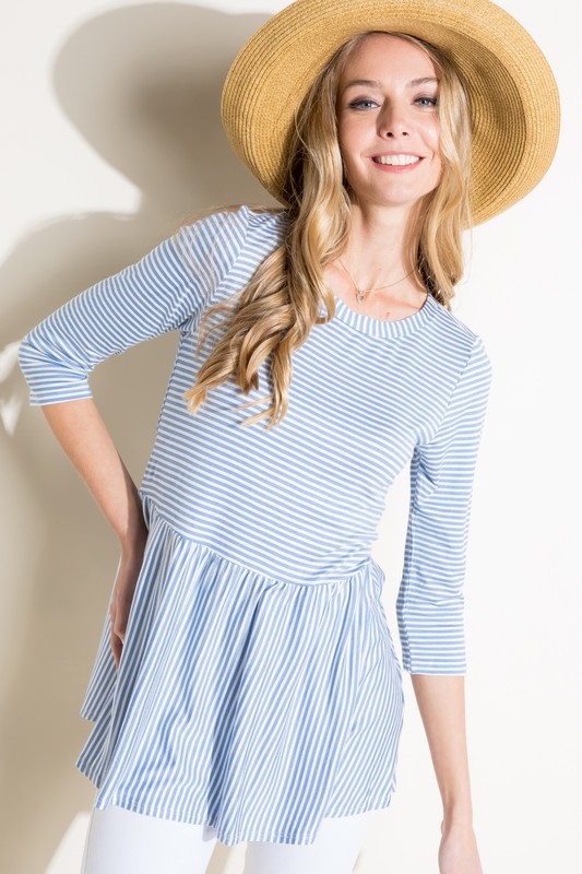 e Luna PLUS Pin Stripe Tunic