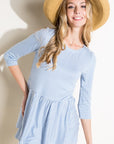 e Luna PLUS Pin Stripe Tunic